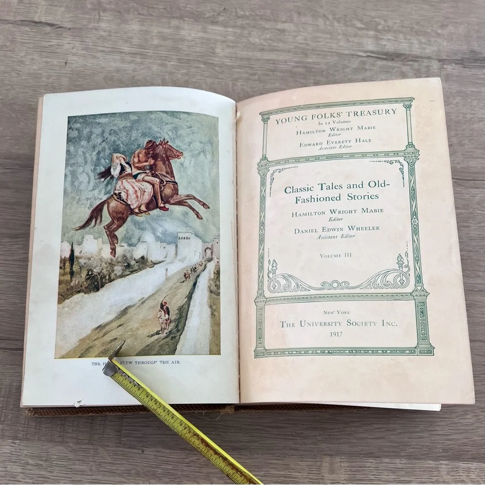 Antique 1917 Book “The Young Folks Treasury”‎ Volume III